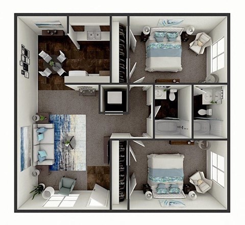 The Sebastian at Lillian Crossroads B2 Floor Plan